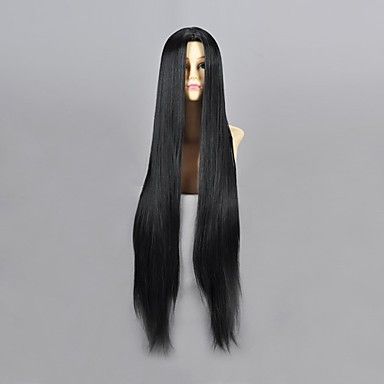 Preta lisa longa 100 cm